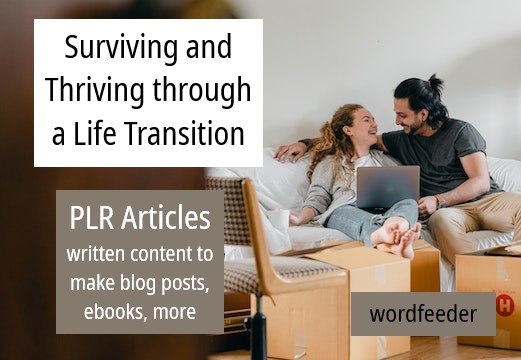 Surviving and Thriving During a Life Transition PLR