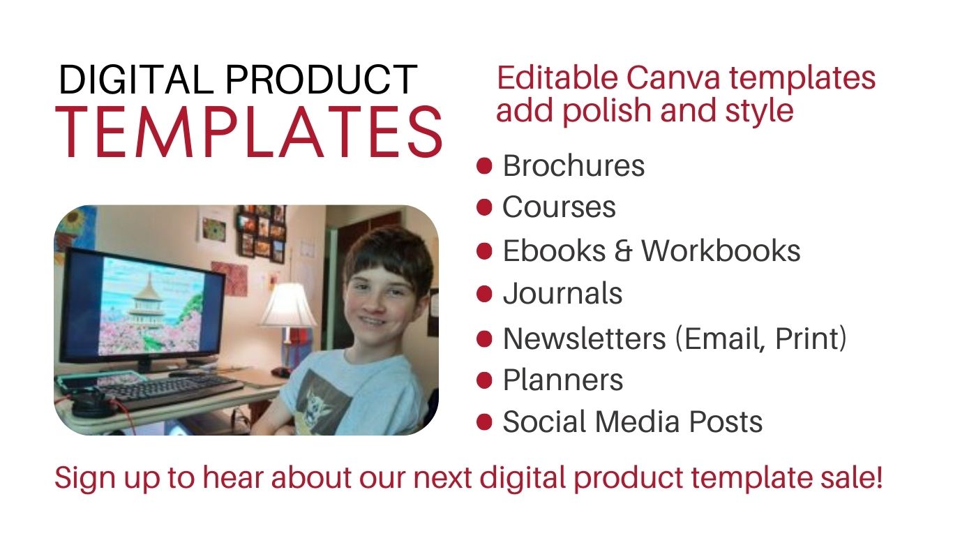 Digital Product Templates, Printables, Journals, Canva