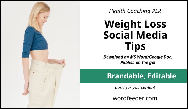 Weight Loss Tips Social Media Posts