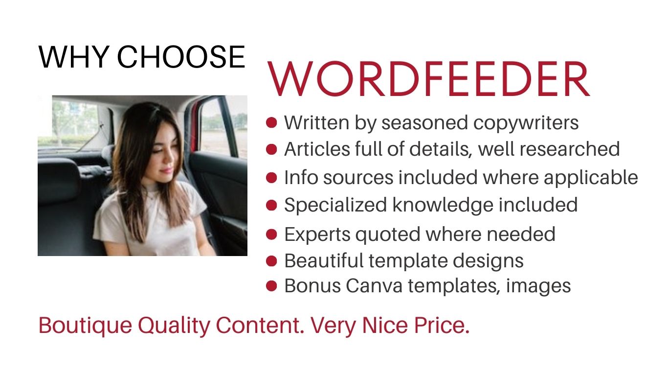 Why Wordfeeder: Advantage to Our PLR