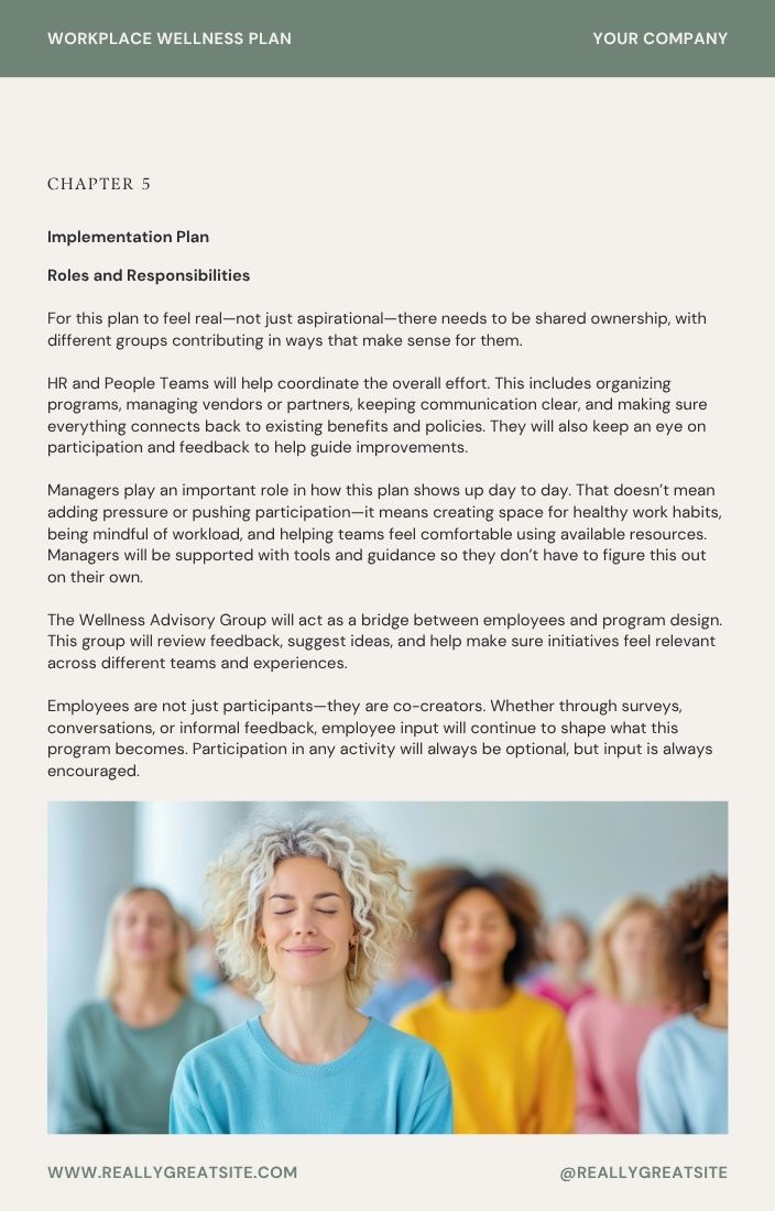 workplace wellness program with private label rights complmete content package