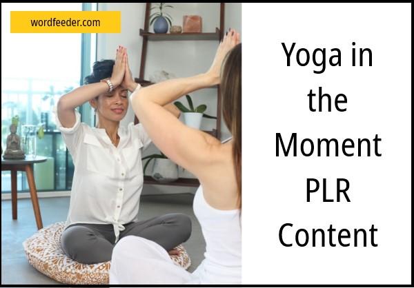 Yoga in the Moment PLR: